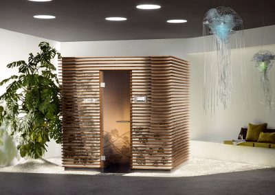 Relax in extravagant luxury in the KLAFS "Biorhythm" sauna